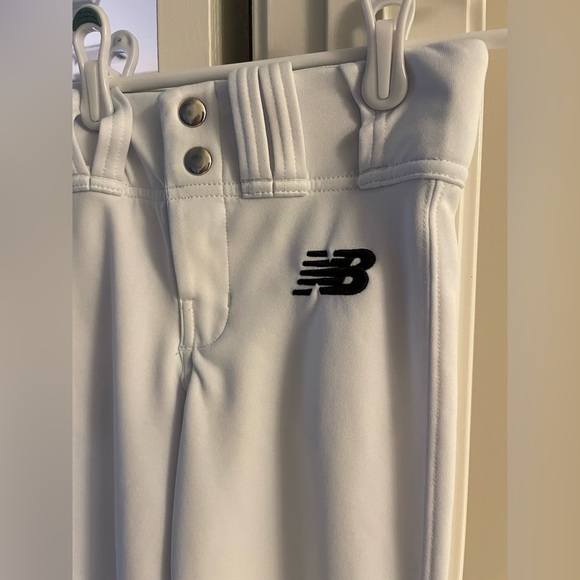 New Balance Youth XS White Baseball Pants - Picture 2 of 3